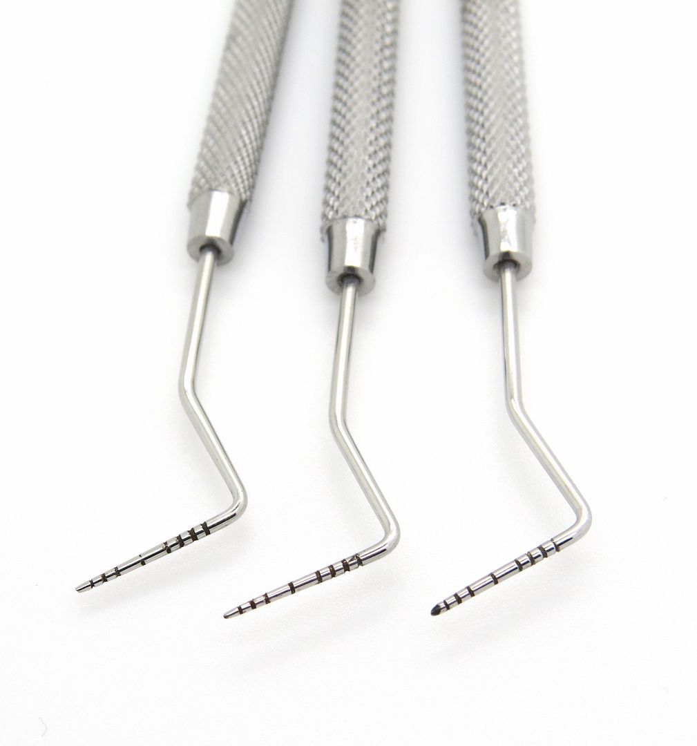 William Probes Color Coated Dental Periodontal Perio Probes Set of 3 eBay